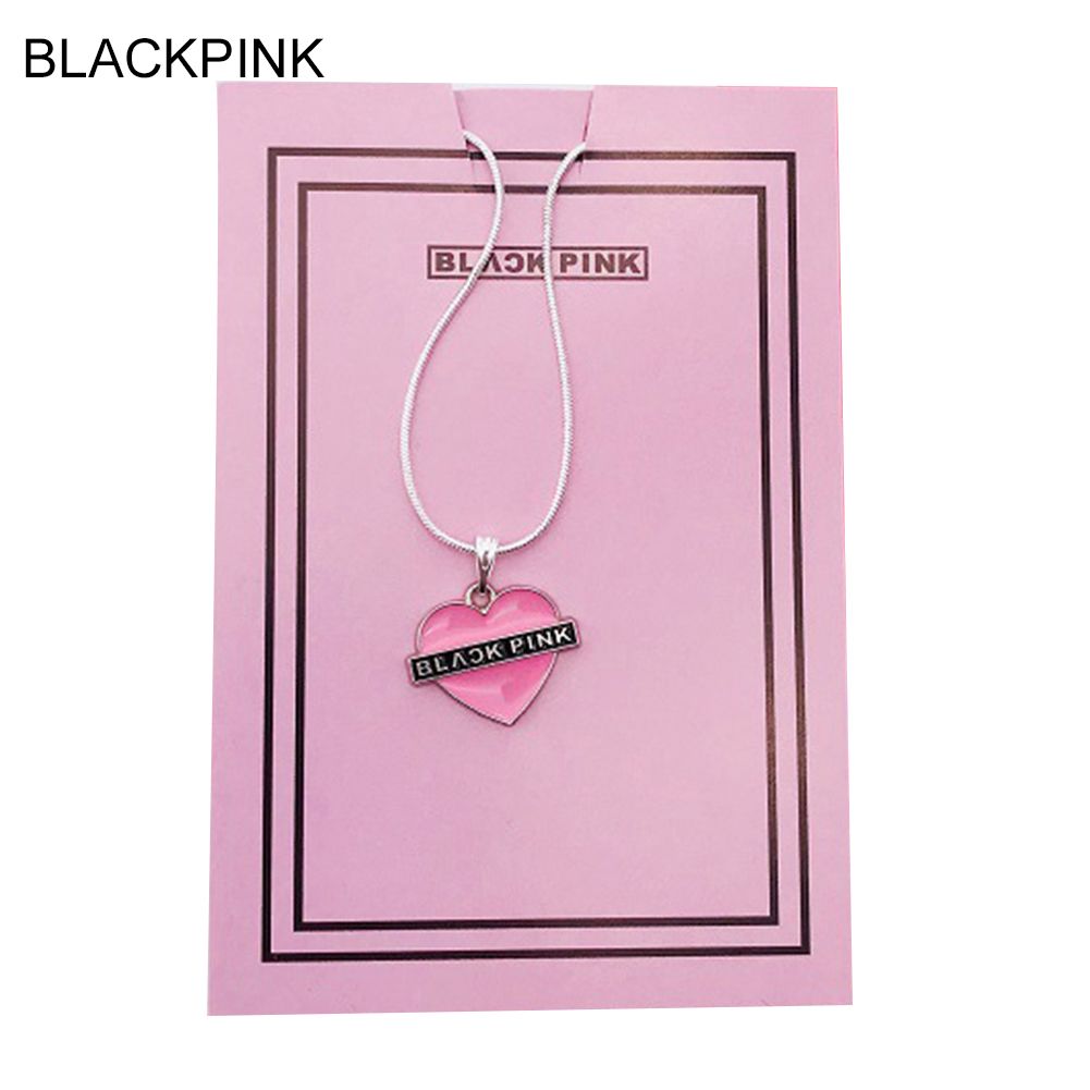 BTS EXO Blackpink Pendant Unisex Chain Clavicle Necklace Party Jewelry Gift
