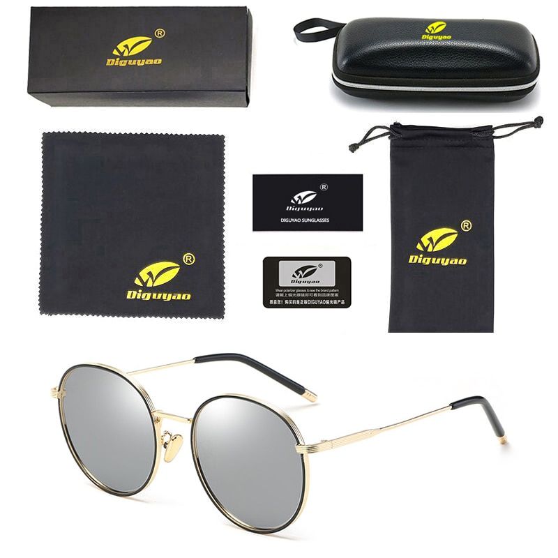 2021 New arrived Female Sunglasses Luxury Brand Design Oversized Round Pink Women shades Polarized Glasses Ladies Oculos De Sol