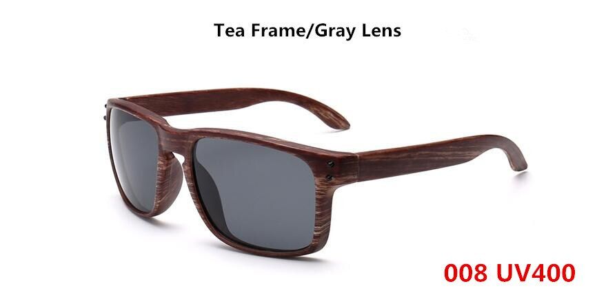 8Hot sale matte Sunglasses Men Women Brand Designer VR46 Retro Vintage Driving SunGlasses Male Mirror Wood grain blue