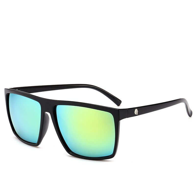 goldRetro Square Skull Sunglasses Men Brand Designer SKULL Logo Coating Steampunk Sun Glasses for Men Points Black Oculos UV400 7921