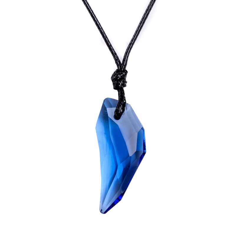 Men Antique Crystal Stark Wolf Fang Tooth Pendant Necklace Vintage Wolf Tooth Dragon Rhinestone Pendant Necklace jewellery