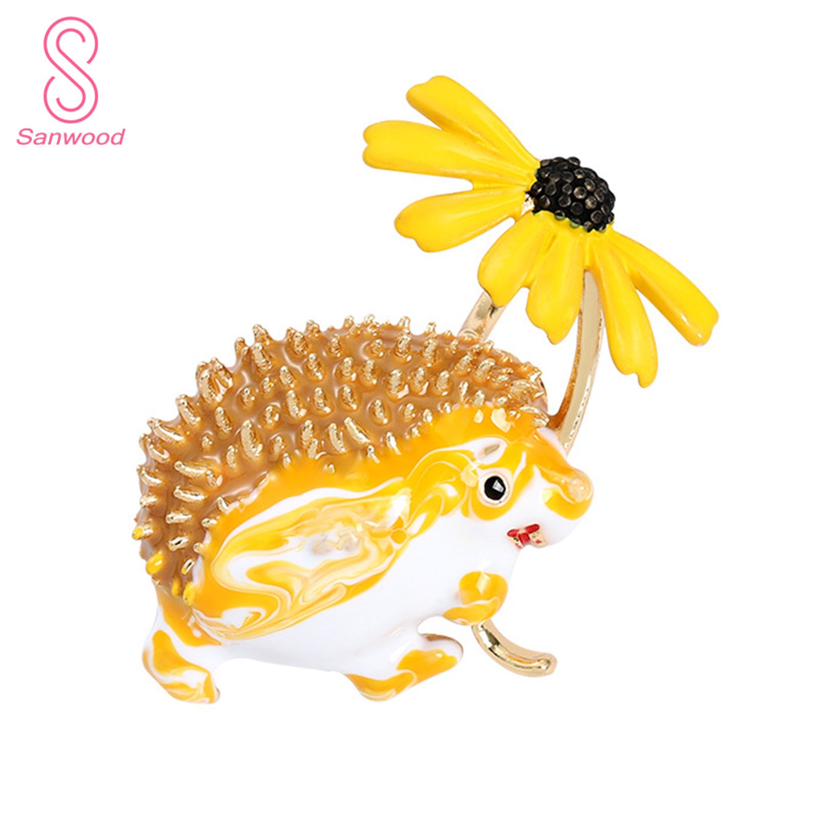 Uni Brooch dgehog Shape Cartoon Korean Style Brooch