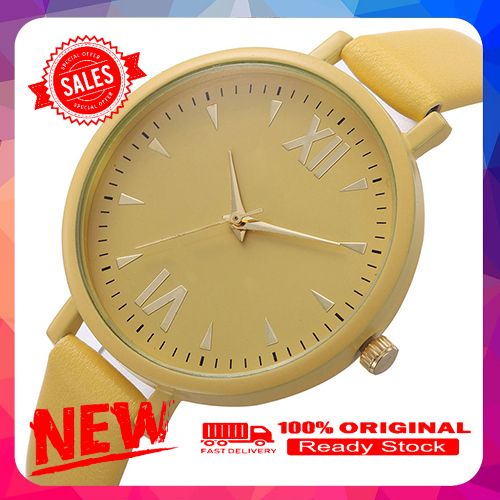 Vist Fox Women Genev-a Roman Numerals Slim Faux Leather Band Analog Quartz Wrist Watch