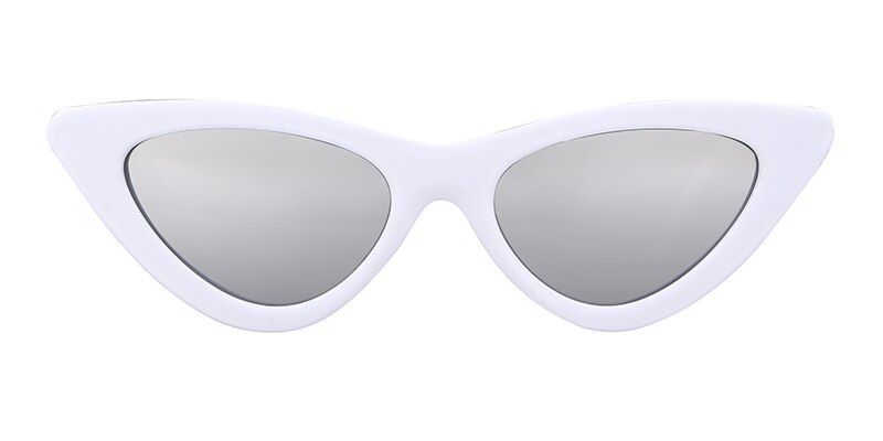 C11WHO CUTIE Vintage Cat Eye Sunglasses Women Brand Designer High Quality Retro Fashion Mirror Lens Sun Glasses Female Shades UV400