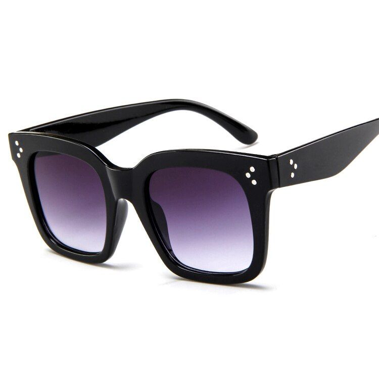 Double Gray2020 Square Sunglasses Women Brand Designer Retro Mirror Fashion Sun Glasses Vintage Shades Lunette De Soleil Femme
