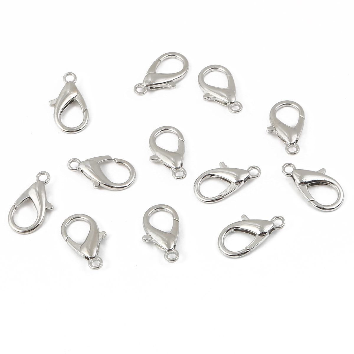 Alloy Lobster Clasps Hooks Chain For Bracelet DIY Jewelry Making Findings Supplies