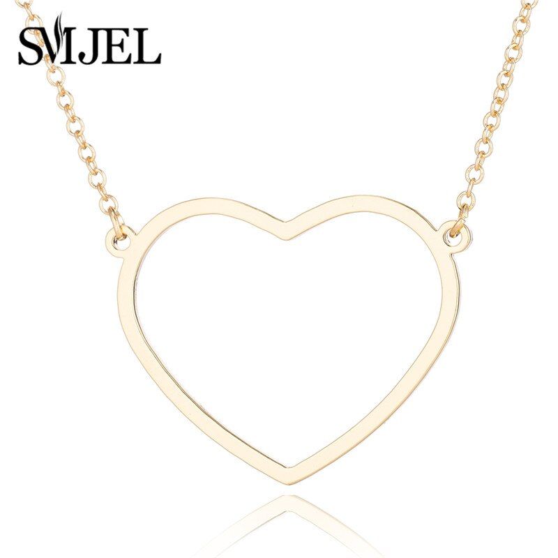 SMJEL Love Heart Shape Bracelet Women Bracelets Stainless Steel Couple Jewelry Gift Valentines Day acero inoxidable joyeria mju