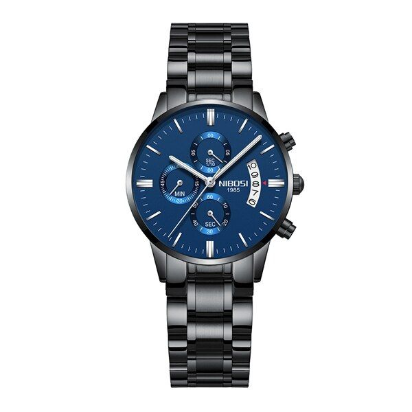 NIBOSI 2020  Women Watch Top Luxury Brand Date Clocks Chronograph Quartz Date Ladies Watch Gift Female Clock Relogio Feminino