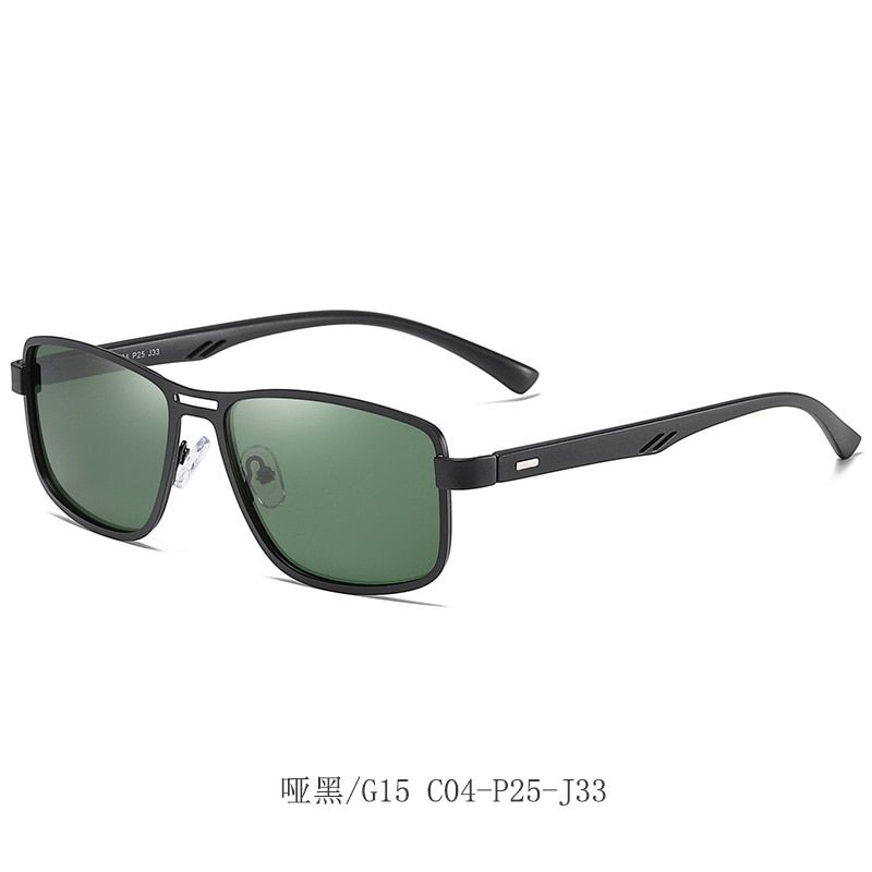 G15Ravenisa 2020 Fashion Sunglasses Men Polarized Square Metal Frame Male Sun Glasses Driving Fishing Eyewear zonnebril heren
