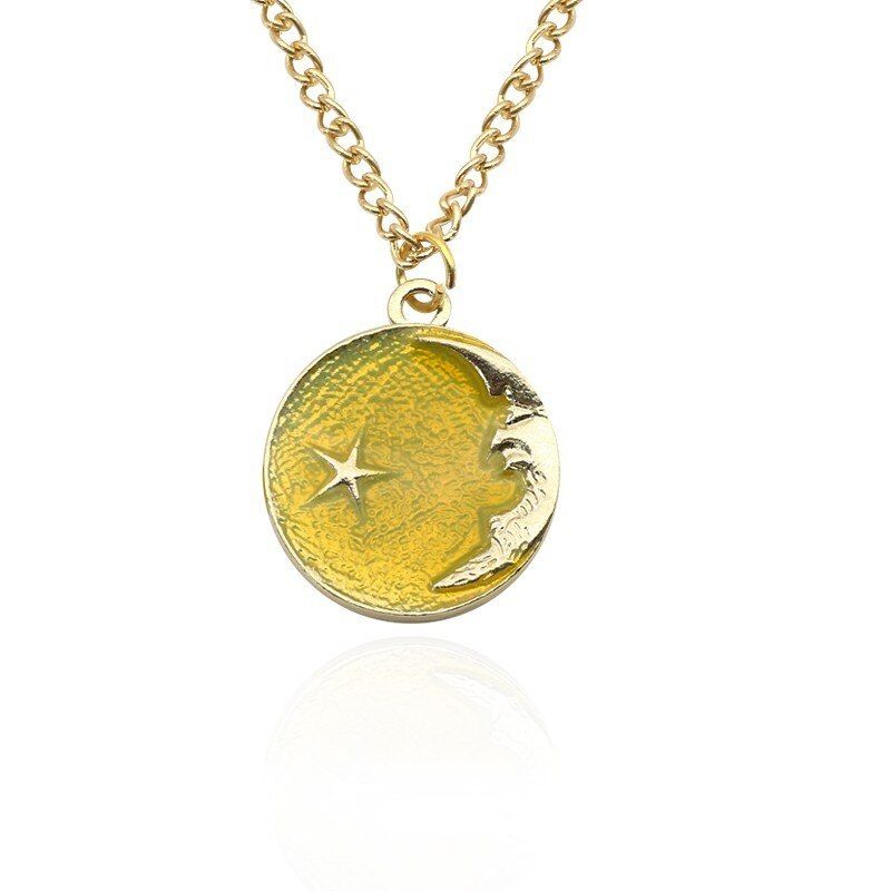Buy 2 Get 1 Free Cartoon Enamel Rocket Astronaut Earth Star Moon Planet Pendant Necklace Women Jewelry Christmas Gifts Collares