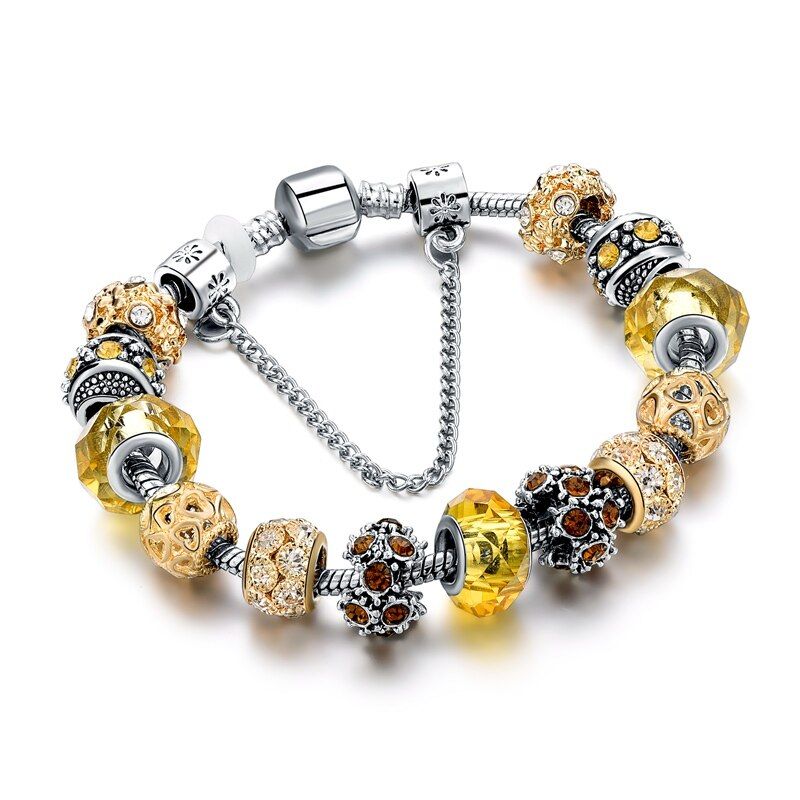 ATTRACTTO Fashion Buddha Yoga Pink Bracelets Bangles For Women Elastic Natural Tiger Eye Stone Beads Jewelry Bracelets BR150249