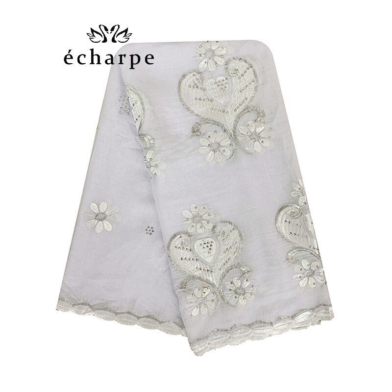 Daily Cotton Scarf African Women Cotton Embroidery Scarf  Soft Cotton Hijab Scarfs Shawls EC627
