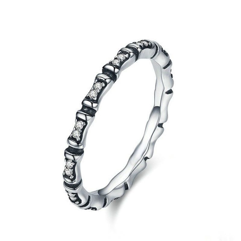 Huitan 2020  Fashion Ocean waves Design Rings Simple Geometric Finger Ring For Women Succinct Jewelry Gift For Girlfriend