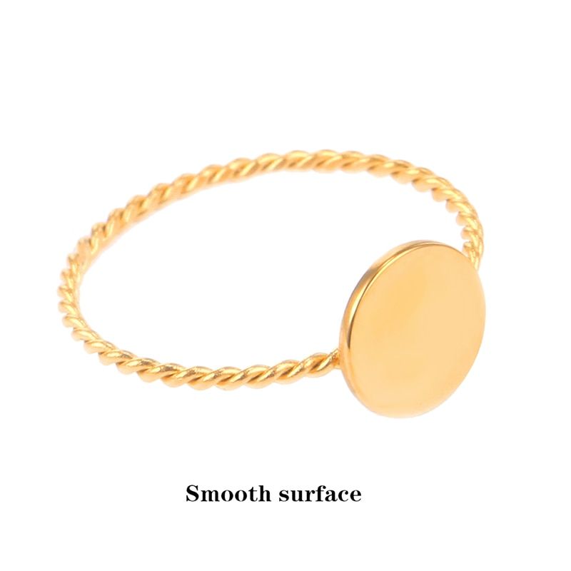 finger ring fashion stainless steel woman ring stainless steel ring pattern stainless jewelry geometric ring best friend