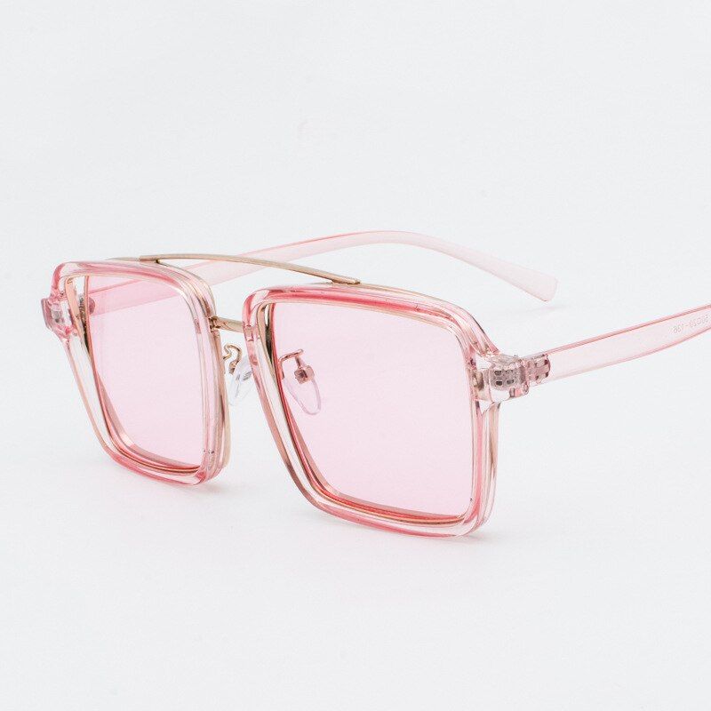 42019 Oversized Men Square Sunglasses Luxury Brand Women Sun Glasses Male Gafas de sol female sunglasses Optics Frame