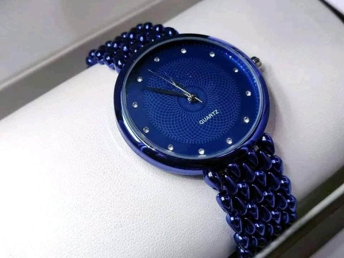 Stainless Steel Analog Watch For Women - Blue
