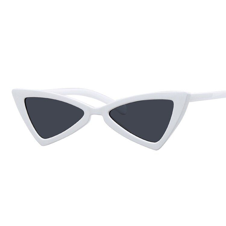 White GraySexy Butterfly Small Cat Eye Sunglasses Women Luxury Brand Fashion Sun Glasses Female Red Black Vintage Sunglass UV400
