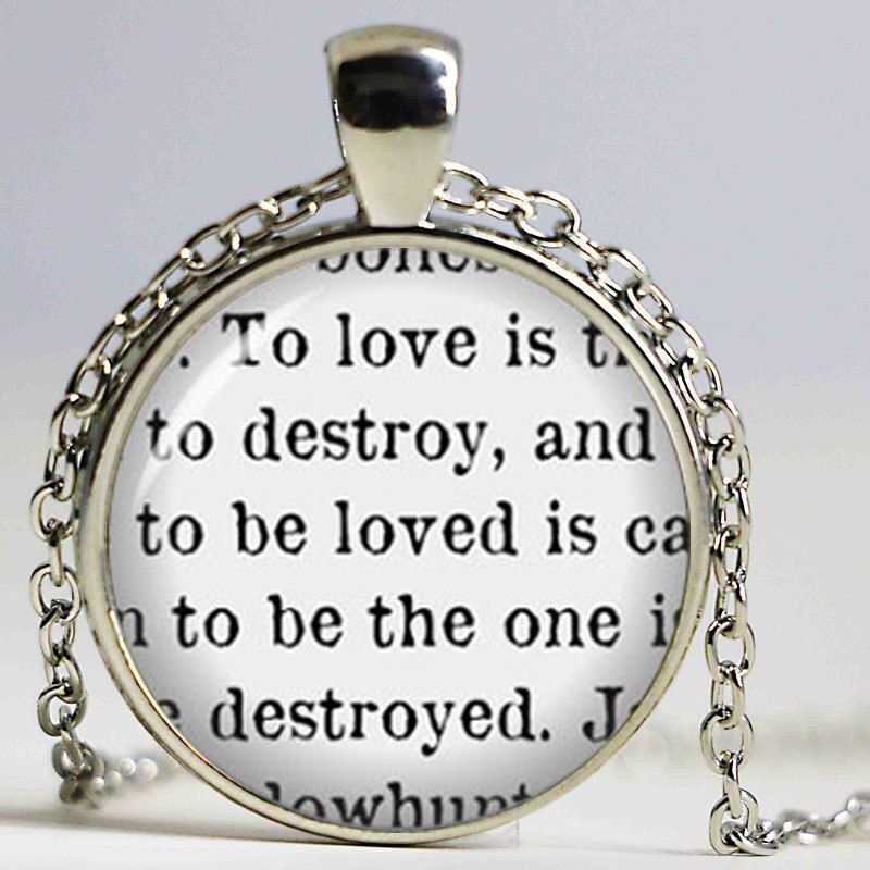 1 pcs necklace instruments Mortal To love is to destroy city Shadowhunter bone necklace jewelry crystal necklace Cabochon HZ1