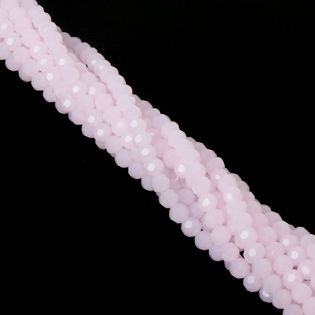 100Pcs 4mm Glass Crystal Round Loose Ball Beads for DIY Jewelry Making