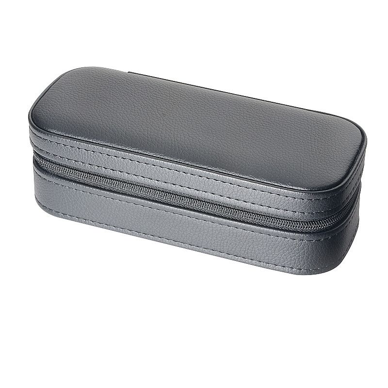 Luxury PU Leather Glasses Storage Box Eyeglasses Holder Sunglasses Case Jewellery Necklace Bracelet Box -Black