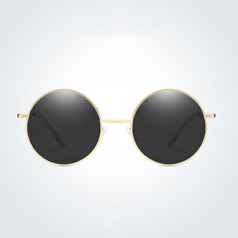 GoldGrayLeonLion Round Sunglasses Men Polarized Sun Glasses For Men Photochromic Luxury Retro Sunglasses Men 2021 Gafas De Sol Hombre