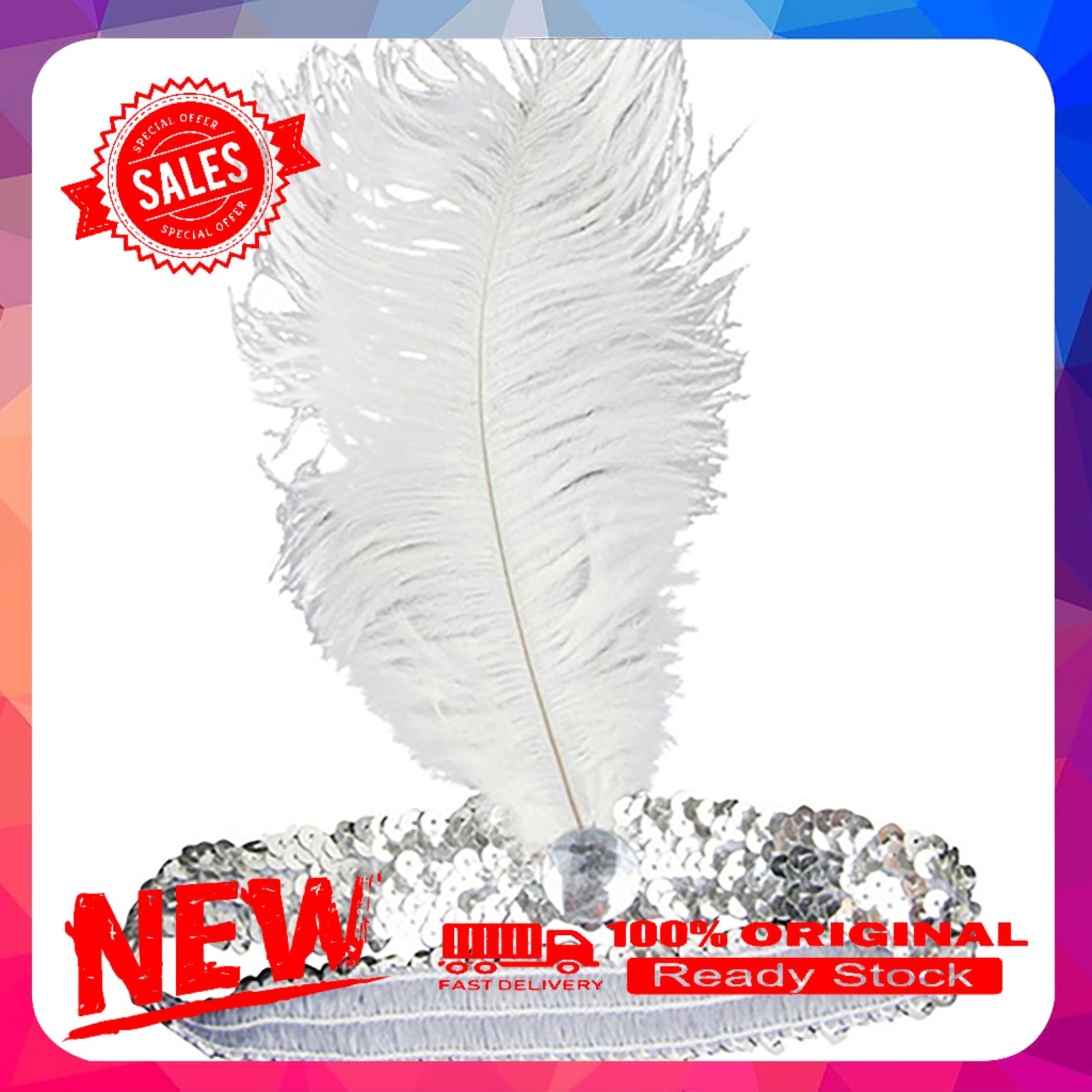Vist fox  Beautiful Lovely Brilliant Halloween Feather Headwear for Festival