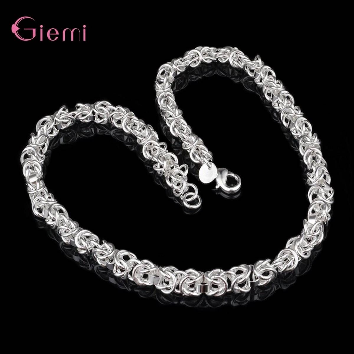 Factory Price 925 Sterling Silver Thick Chains For Women/Lady/Men Vintage Wide Chains Birthday Party/Dail Wear Jewerly Accessory