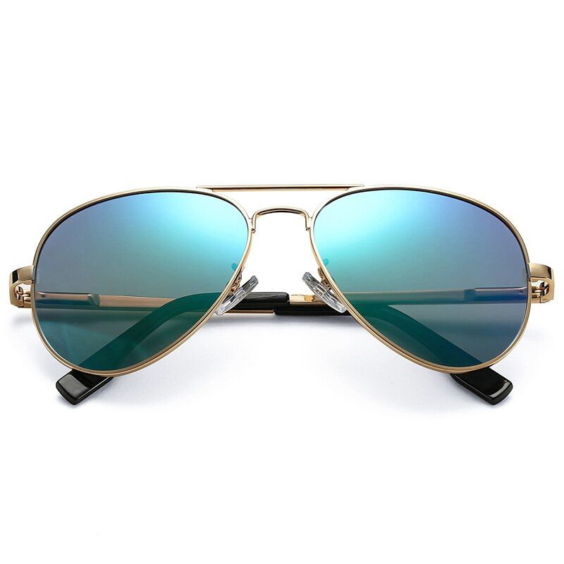 Pro Acme 3 SIZE Classic Pilot Sunglasses Men Women Polarized Metal Frame Mirrored Lens Glasses for Driving  for Kids PC0324
