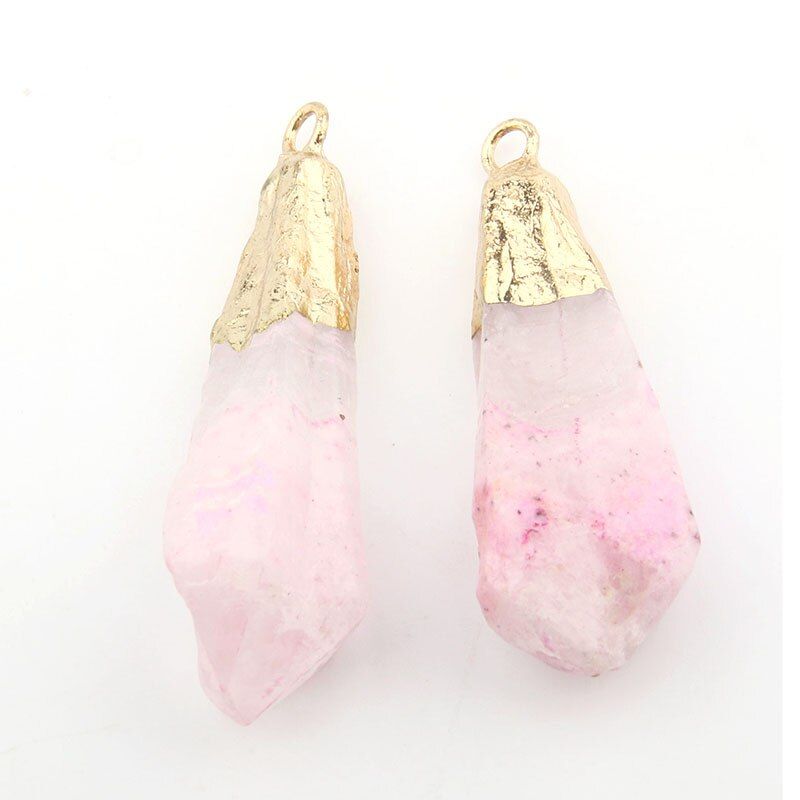 Wholesale Irregular Natural Stone Pendant DIY for Necklace or Jewelry Making 7 Color