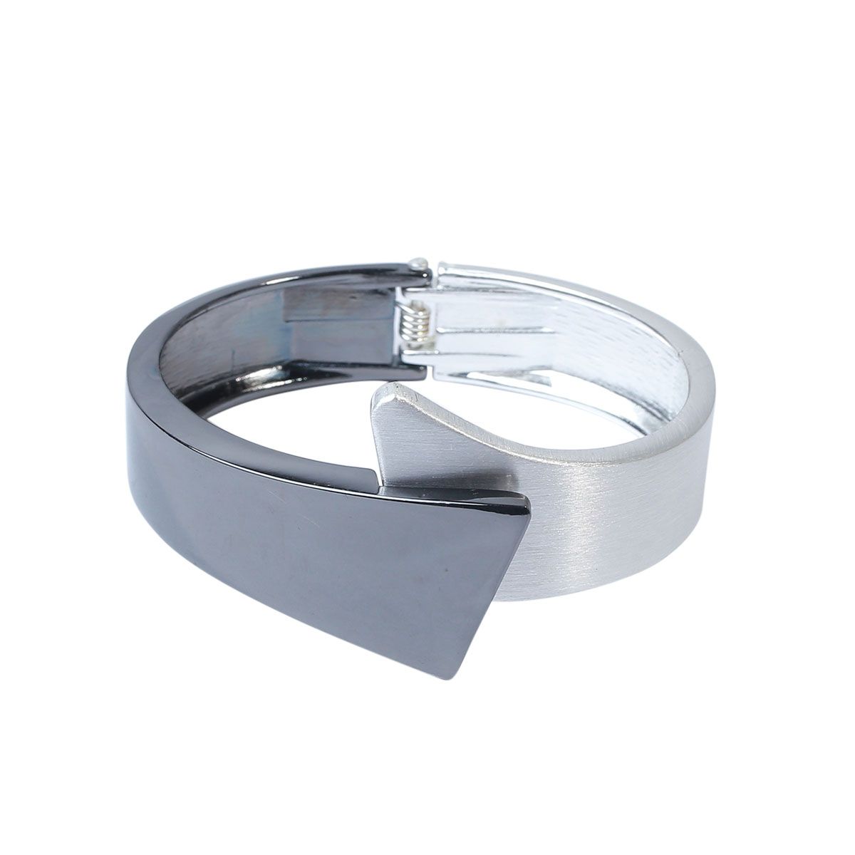 Trendy Black-White Cuff Bracelet for Women