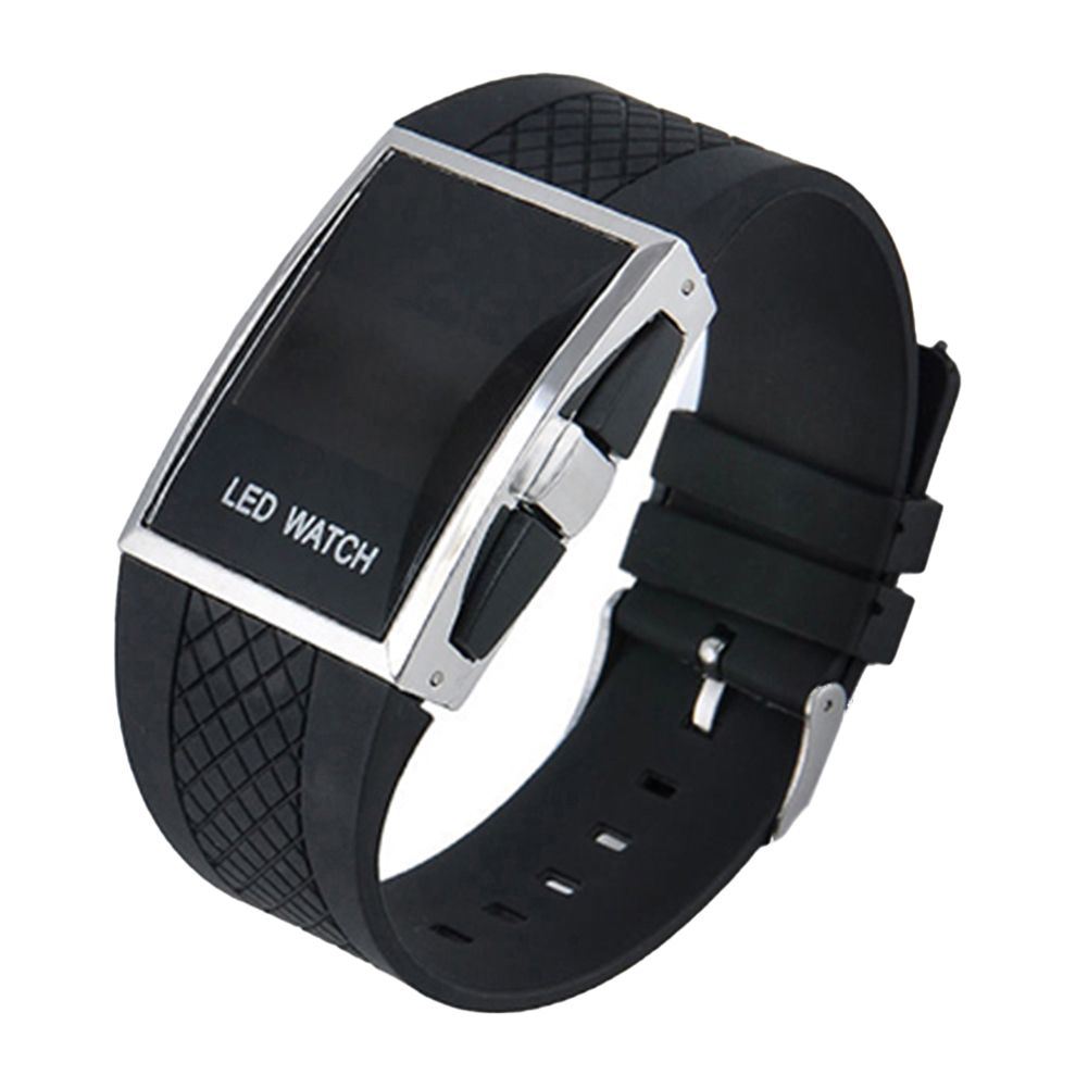 Men Women Fashion LED Digital Display Square Case Sports Casual Wrist Watch