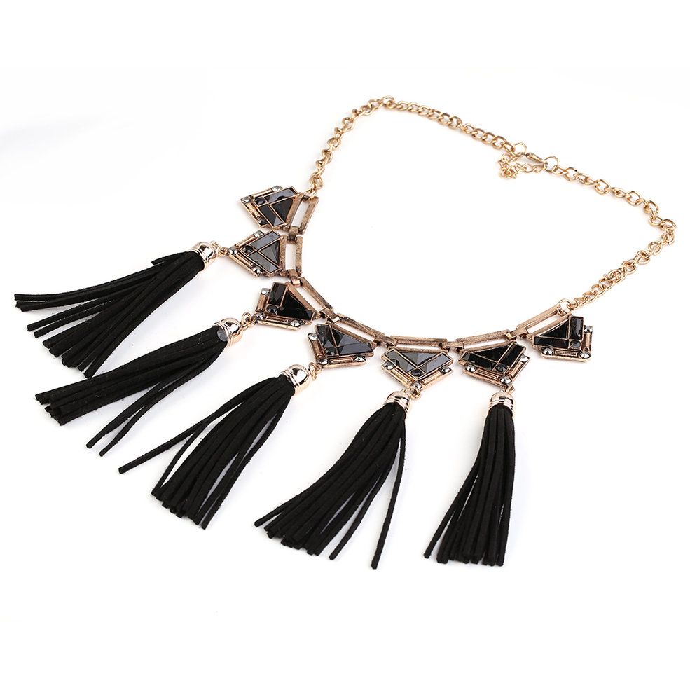 New Bohemian Style Women Tassel Necklace Jewelry Wedding Party Accessories