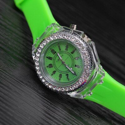 Luminous Women Watches LED Backlight Wrist Watch For Baby Boy Girls Pink Silicone Clock 2020 Relogio Feminino Reloj Nino Nina