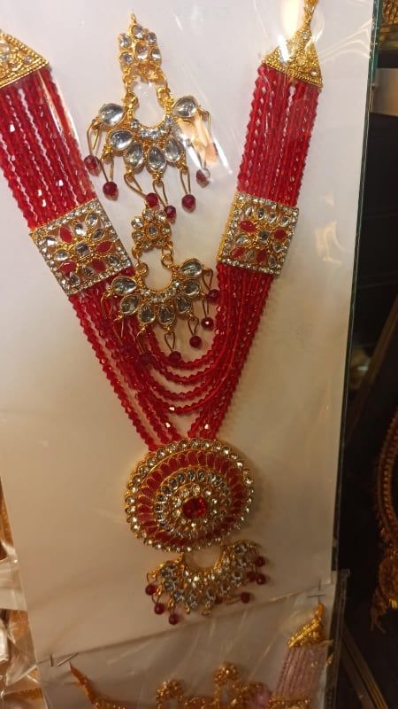 6 years colour guranty Gold Plated Jewellery Necklace Set For Women International Grated in indian