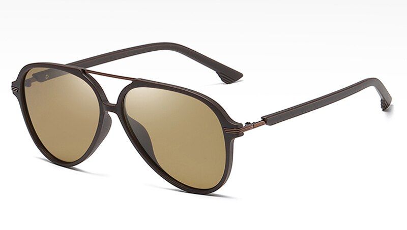 brownPeekaboo tr90 retro polarized sunglasses men gifts for christmas brown polarized sun glasses driving 2021 summer glasses uv400