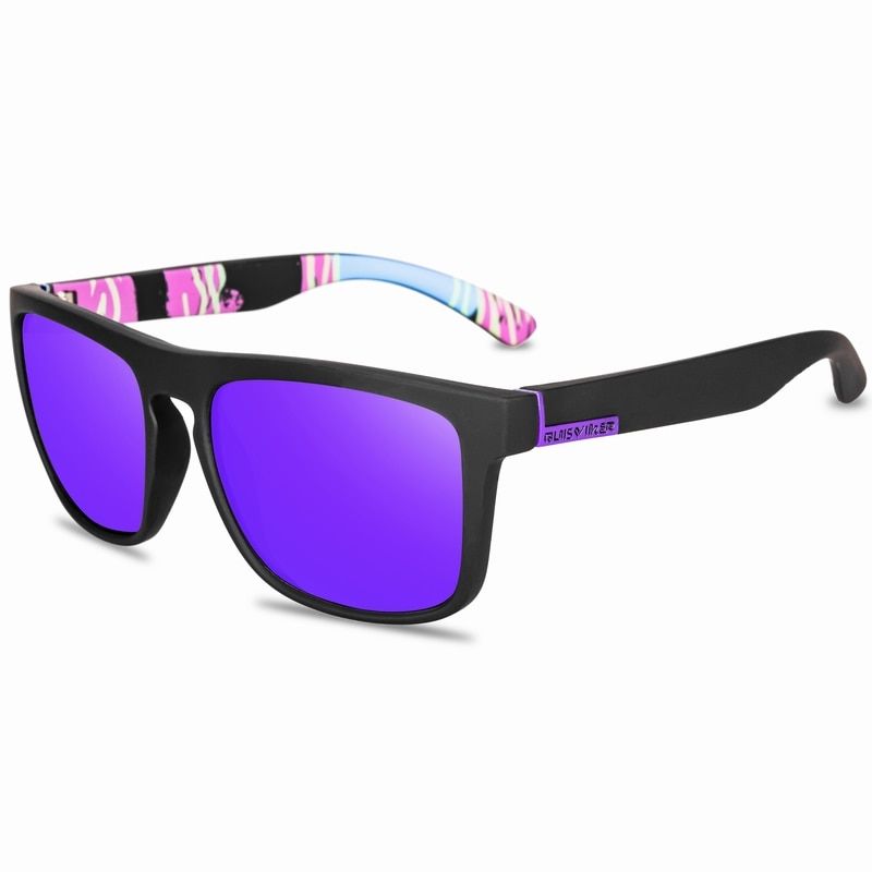 QUISVIKER  2020 NEW Square Sunglasses Men Polarized Sun Glasses Retro Vintage Goggles Women Fashion UV400 Driving Eyewear-QP8
