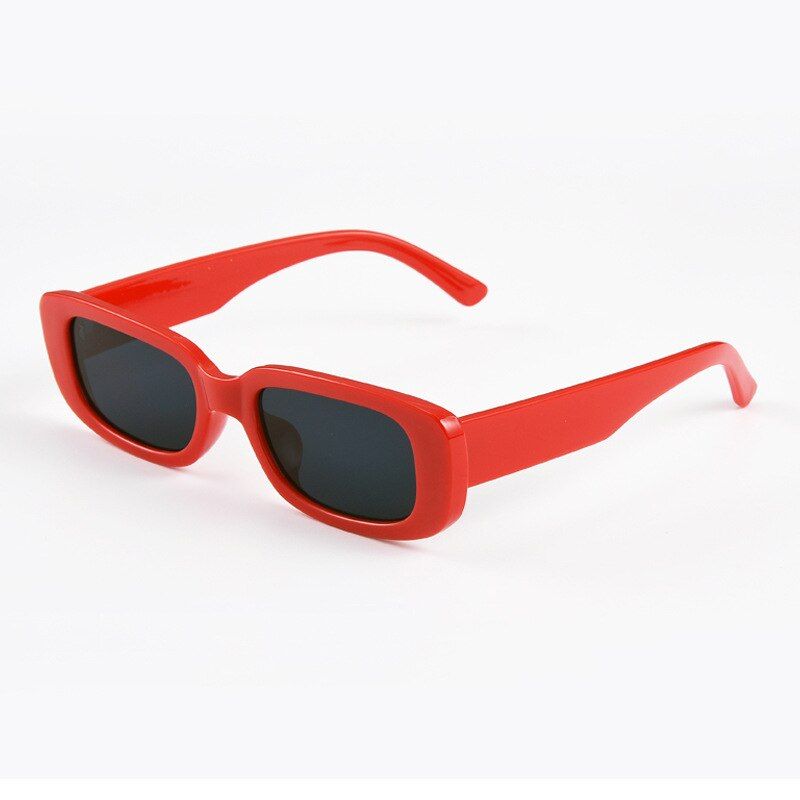 2Trendy Black Sunglasses Female 2020 Brand Design Rectangle Thick Frame Fashion Sun Glasses Shades for Women
