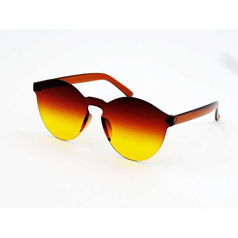 5New Fshion Round Sunglasses Ocean Jelly Colour Sun Glasses Women Men Classic Transparent Eyewear UV400