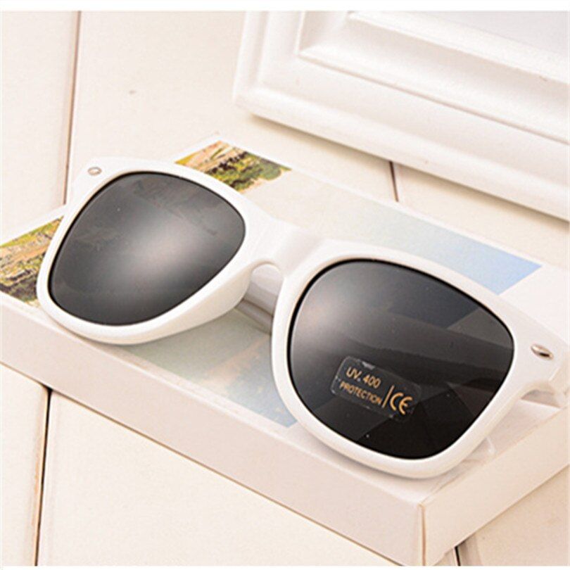 WhiteSunglasses Female Men Anti-uv UV400 Sun Glasses Eyeglasses Women Men Sunglass