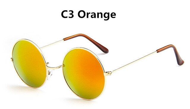 2021 Vintage Fashion Round Sunglasses Men's and Women's Designers Sunglasses Women's Prince Optics Oculus de Sol Femin oculos