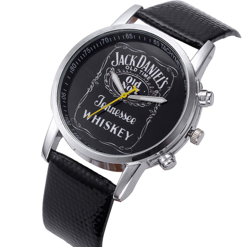 Yfashion Men/Women Quartz Alloy Watch Fashionable PU Strap Wrist Watch