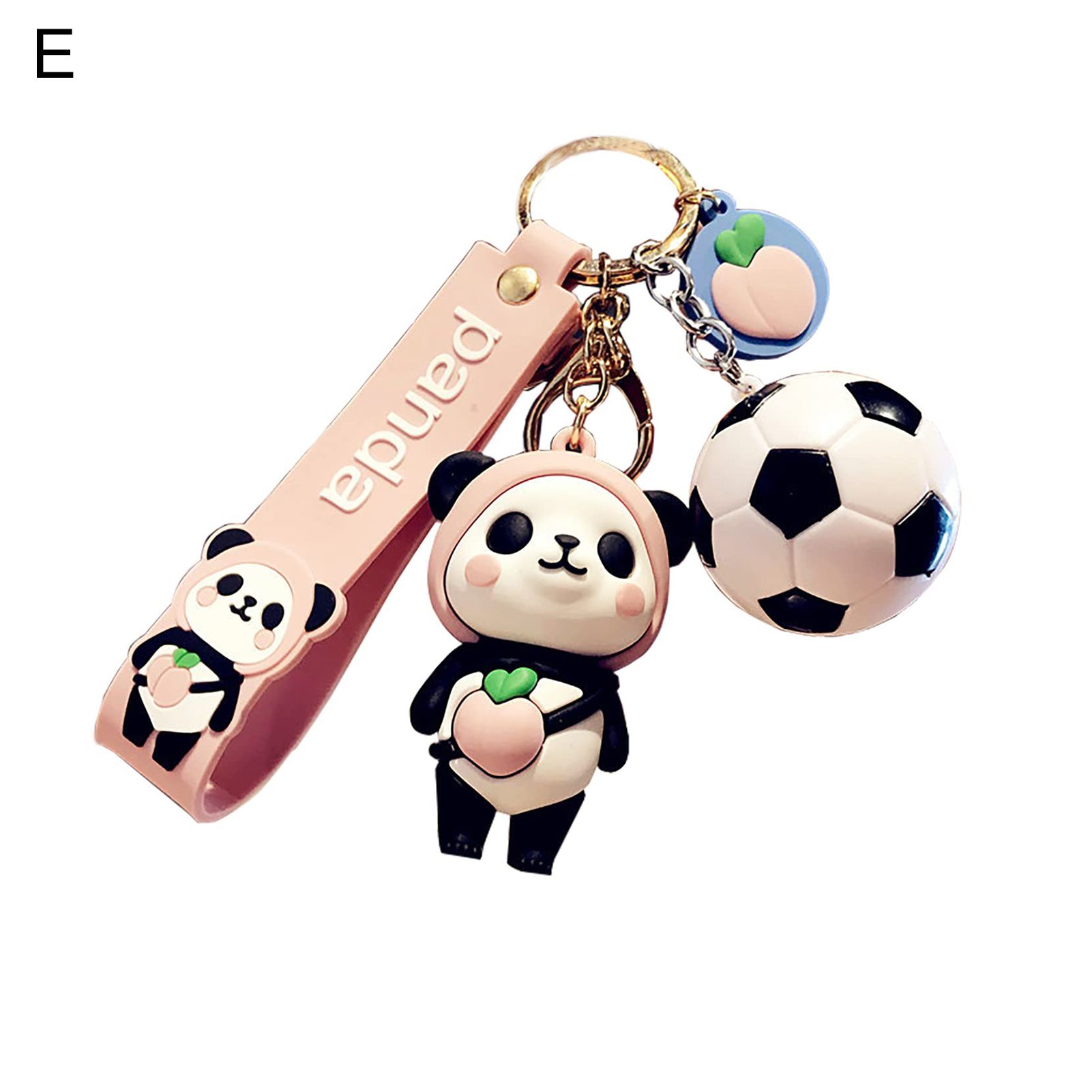 Key Pendant Wear-resistant Exquisite Bell Panda Key Pendant