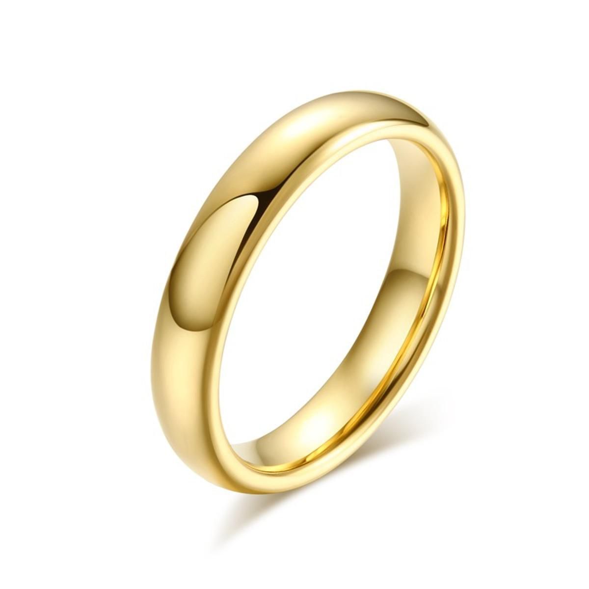 Vnox Anti Scratch Tungsten Wedding Rings for Women Men Simple Classic Wedding Bands for Couples Basic Jewelry