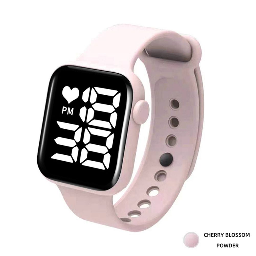 Yfashion Digital  Smart  Sport  Watch Fashion Small Square Waterproof ouch Sports Led Electronic Wristwatch color