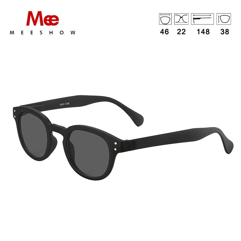 Meeshow Sunglasses Retro Men Glasses Europe Style Quality Women's Sun Glasses G15 UV400 Protection Eyeglasses Sonnenbrillen 1513-Black- Gray Lens-sunglasses
