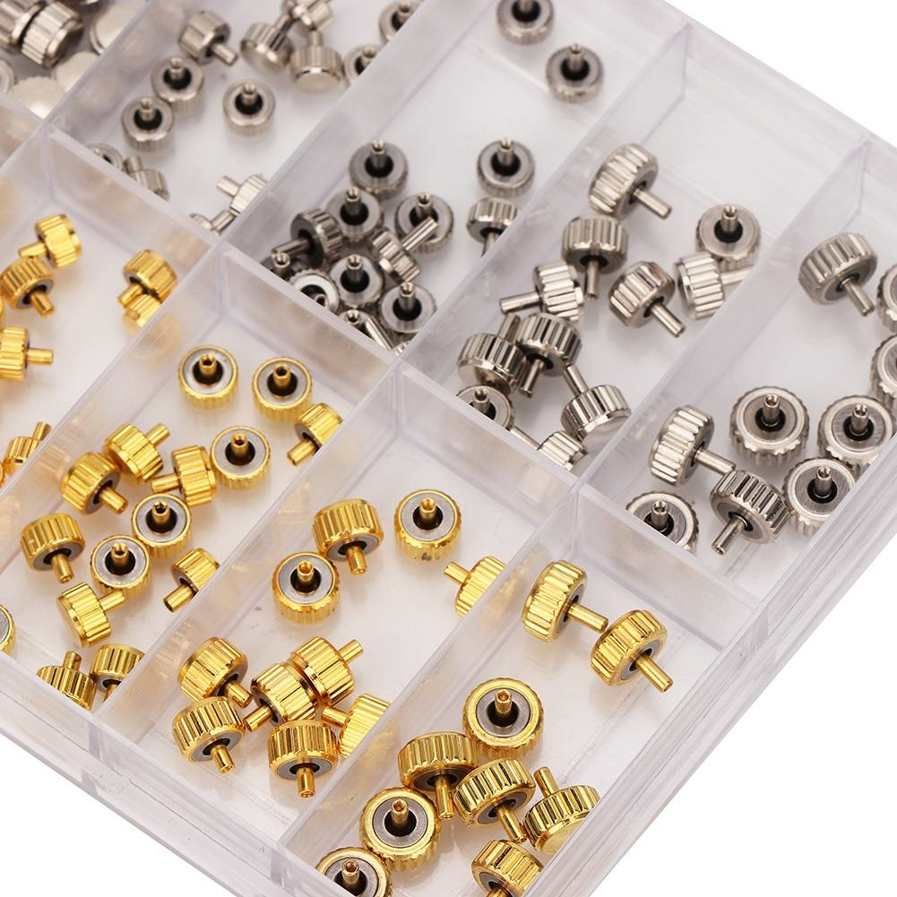 Watch Winding Crowns Tap Gold Silver Brass Assorted Styles and Sizes for Watches