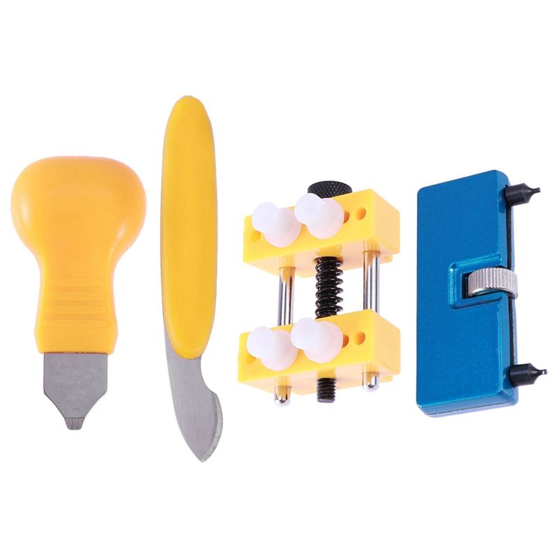 Pack Of 4 Watch  Replacement Tool Kit Convenient Practical Durable  Cover Watch Back Case Opener Holders Tools Kit Set