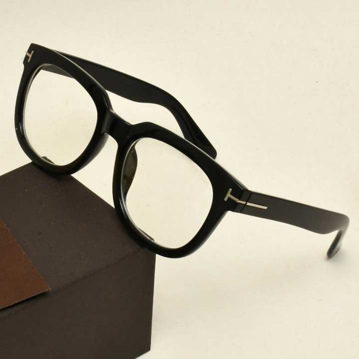 Tom Ford Matte Black Frame Eyeglass Frames for Men and Women