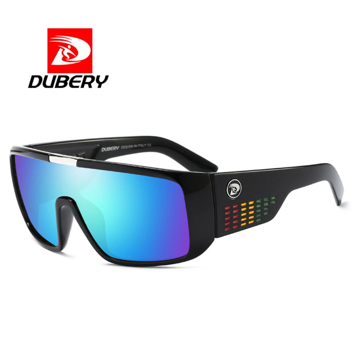 Yfashion Retro Frame Reflective Coating UV400 Big Wide Leg Sports Sunglasses