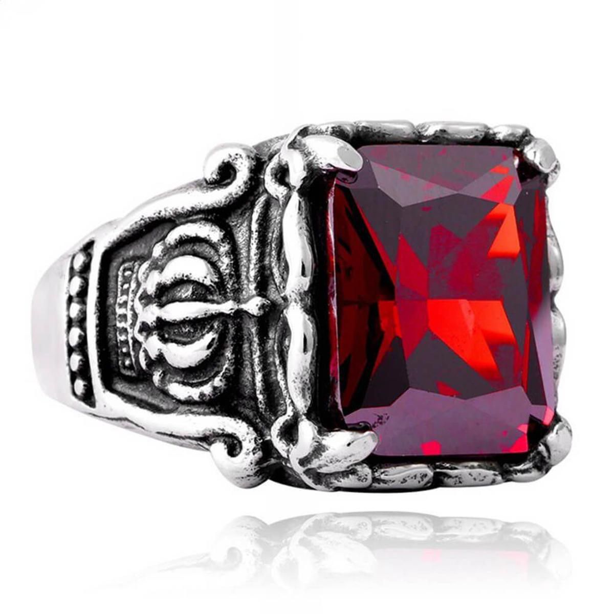 SECRET BOY Gothic Men Ring Jewelry Hip Hop Punk Skull Vintage Goth Rings Male Accessories Bijoux Anillos Hombre